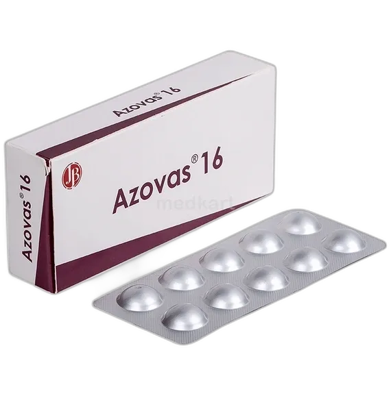 azovas 16mg tablet 10's